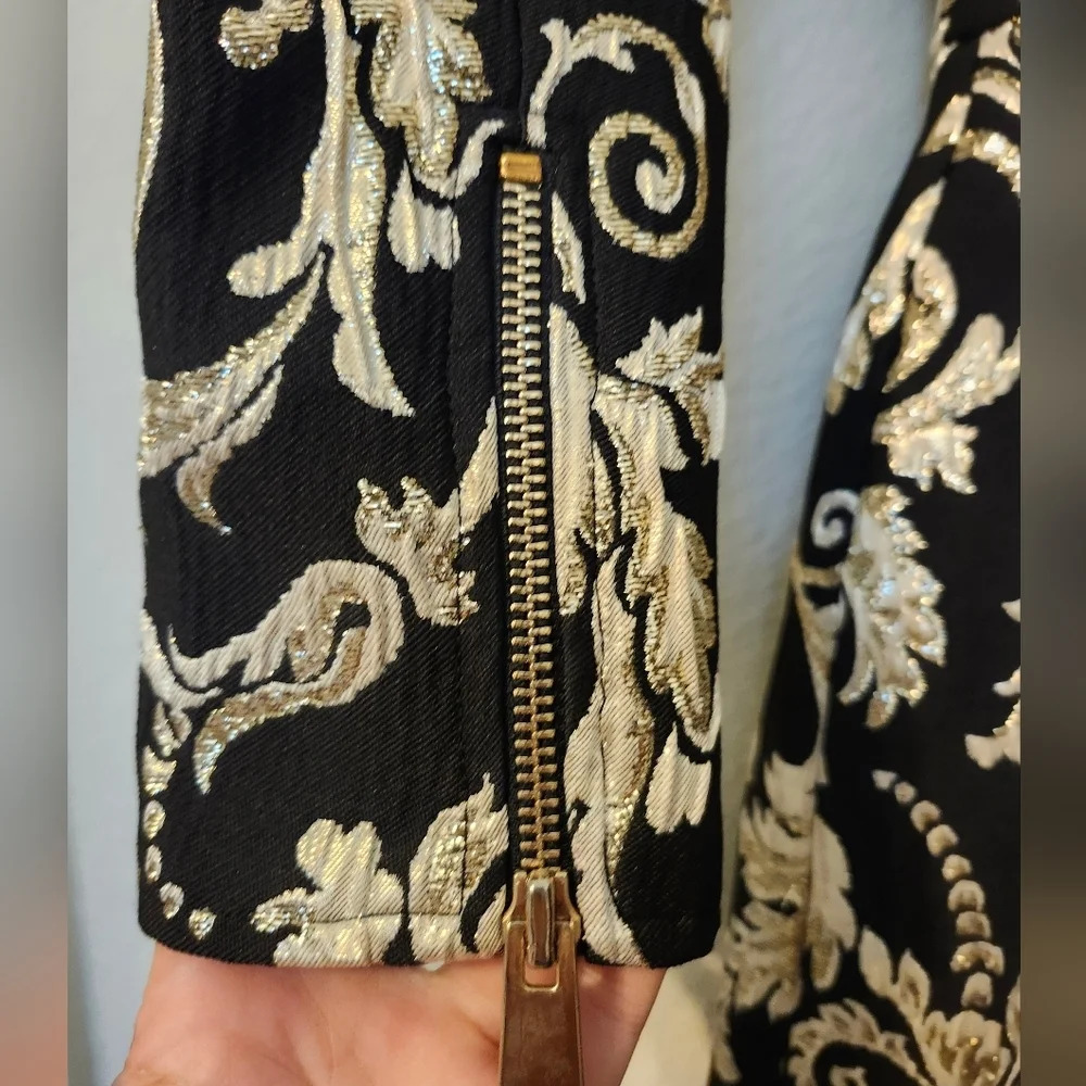 Anine Bing Brocade Foil Mini Dress - Picture 6 of 13